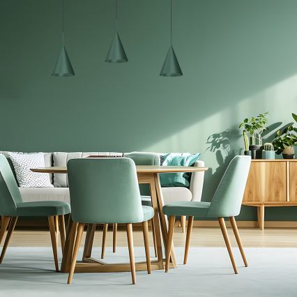 Viseči lestenec na kablu CAPITAL 1xGX53/15W/230V, premer 17 cm, zelena