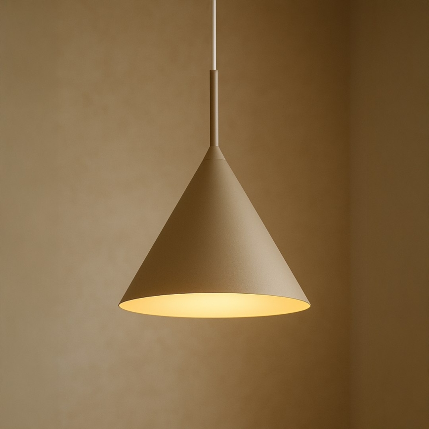 Viseči lestenec na kablu CAPITAL 1xGX53/15W/230V, premer 32 cm, bež