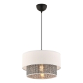 Viseči lestenec na kablu ECHO 1xE27/60W/230V kremna/siva