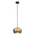 Viseči lestenec na kablu INSIEME 1xGX53/10W/230V, premer 35 cm, dimno črna