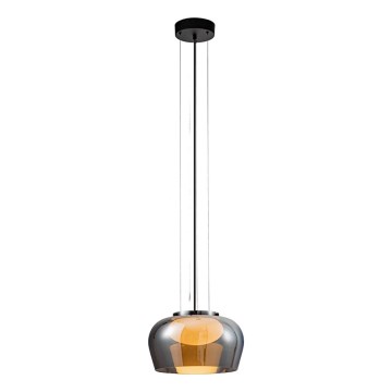 Viseči lestenec na kablu INSIEME 1xGX53/10W/230V, premer 35 cm, dimno črna