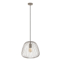 Viseči lestenec na kablu OVELLA 1xE27/15W/230V, premer 36 cm, bež