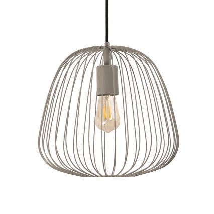 Viseči lestenec na kablu OVELLA 1xE27/15W/230V, premer 36 cm, bež