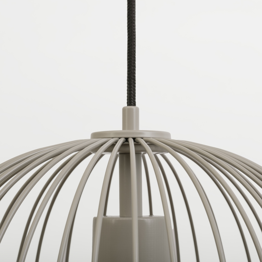 Viseči lestenec na kablu OVELLA 1xE27/15W/230V, Ø 34 cm, bež