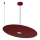 Viseči lestenec na kablu PIATTO 1xGX53/15W/230V premer 55 cm bordo