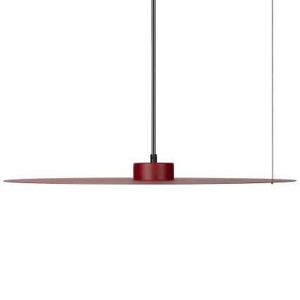 Viseči lestenec na kablu PIATTO 1xGX53/15W/230V premer 55 cm bordo