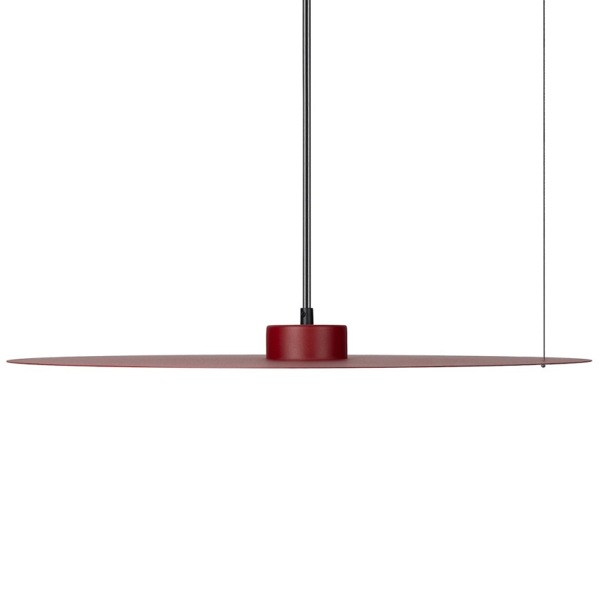Viseči lestenec na kablu PIATTO 1xGX53/15W/230V premer 55 cm bordo