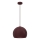 Viseči lestenec na kablu SOOL, 1×E27/15W/230V, premer 27 cm, bordo