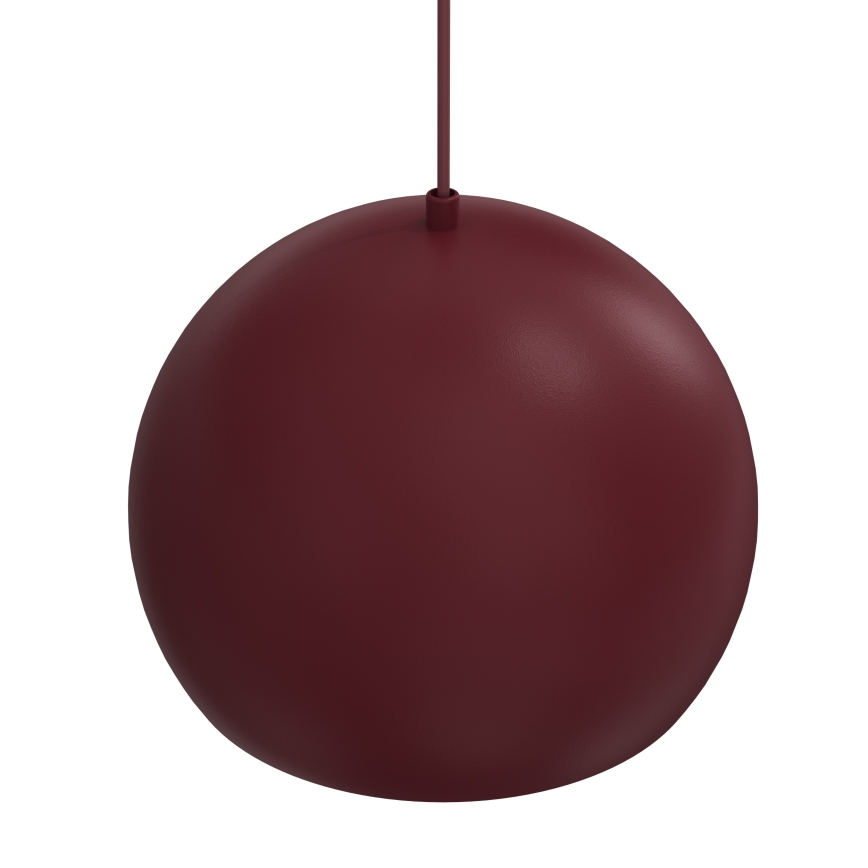 Viseči lestenec na kablu SOOL, 1×E27/15W/230V, premer 27 cm, bordo