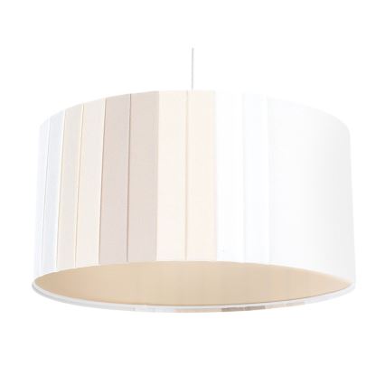 Viseči lestenec na kablu STRIPES 1xE27/60W/230V, premer 40 cm, kremne barve