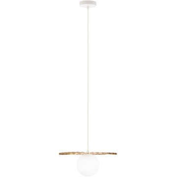 Viseči lestenec na kablu SUNPLISS 1xG9/10W/230V Ø 30 cm zlata/kremna