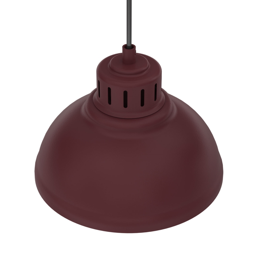 Viseči lestenec na kablu SVEN 3xE27/15W/230V, bordo
