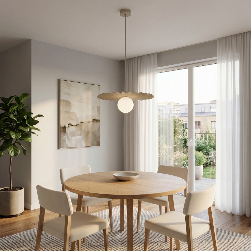 Viseči lestenec na kablu UMBRA 1xG9/8W/230V bež