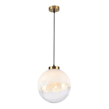 Viseči lestenec na kablu VANA 1xE27/40W/230V kremna/zlata
