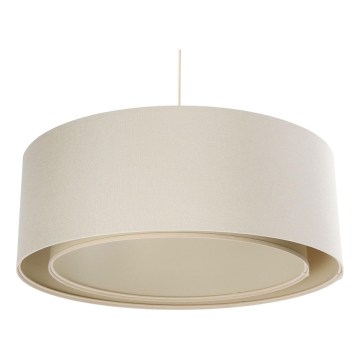Viseči lestenec na vrvici BOHO TRINITI 1xE27/60W/230V premer 50 cm kremne barve