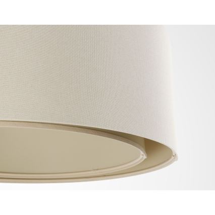 Viseči lestenec na vrvici BOHO TRINITI 1xE27/60W/230V premer 50 cm kremne barve