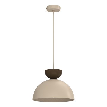 Viseči lestenec NEVIS 1xE27/15W/230V, premer 29 cm, bež