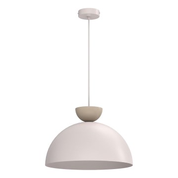 Viseči lestenec NEVIS 1xE27/15W/230V Ø 38 cm krem