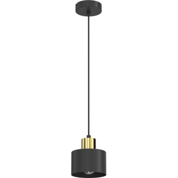 Viseči lestenec PARKLA 1xE27/15W/230V črn