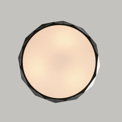 Viseči lestenec REUS 3xE27/40W/230V, premer 47 cm, črn