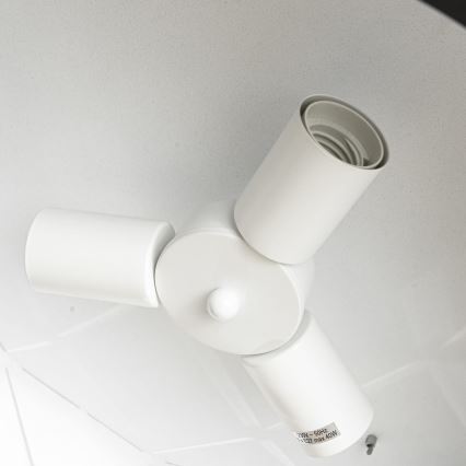 Viseči lestenec REUS 3xE27/40W/230V, premer 47 cm, črn