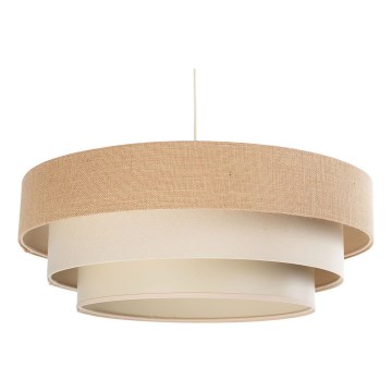 Viseči lestenec TRINITI 1xE27/60W/230V, premer 40 cm, bež/krem