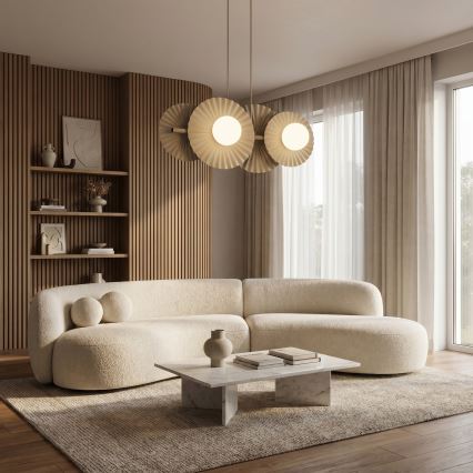 Viseči lestenec UMBRA na žici 4xG9/8W/230V bež