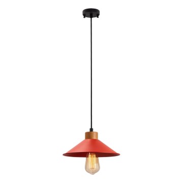 Visi lamp MANAVGAT 1xE27/40W/230V rdeča/rjava