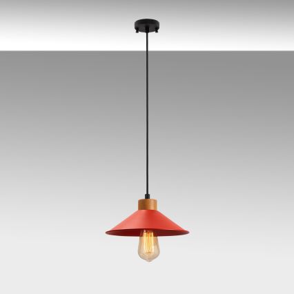 Visi lamp MANAVGAT 1xE27/40W/230V rdeča/rjava