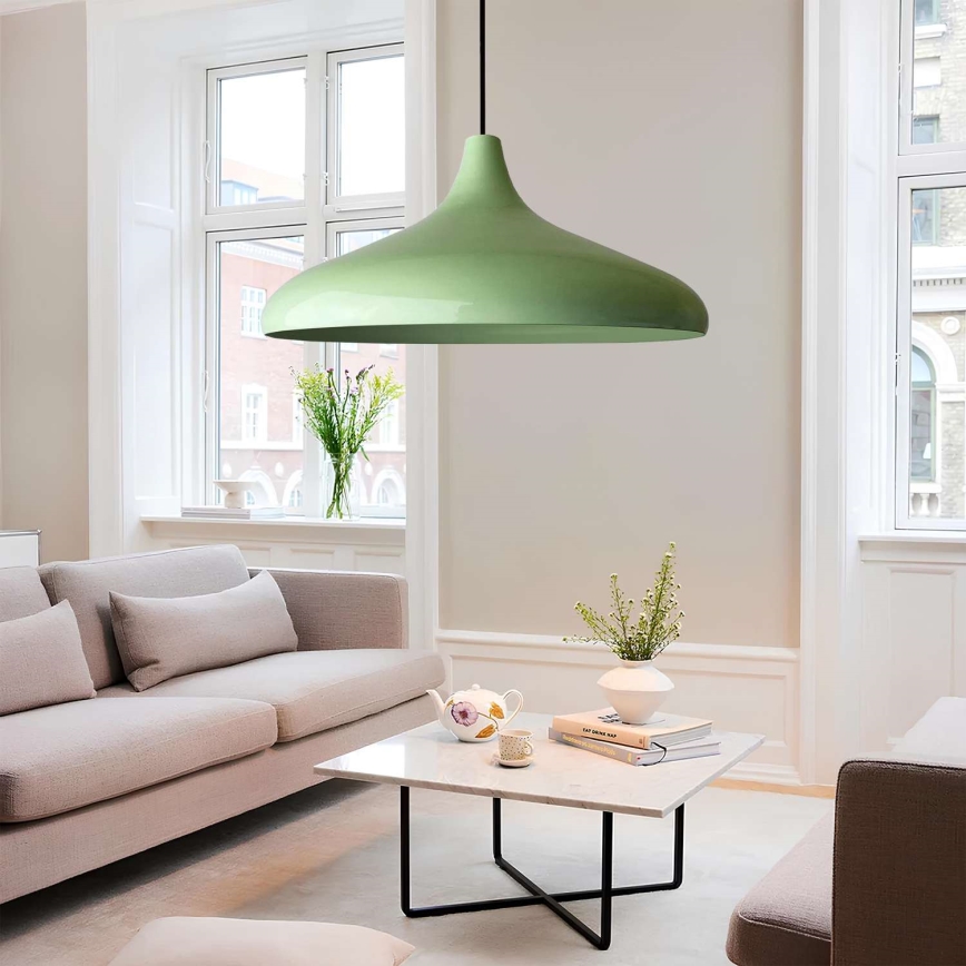 Visića lampa VULCANO 1xE27/40W/230V zelena
