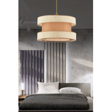 Visiči lampa HALO 1xE27/60W/230V bež/kremna