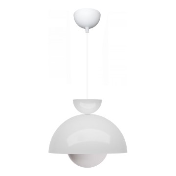 Visící lustr SALVA 1xE27/15W/230V bílá