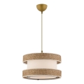 Visiči svetilnik HALO 1xE27/60W/230V kremna/bež