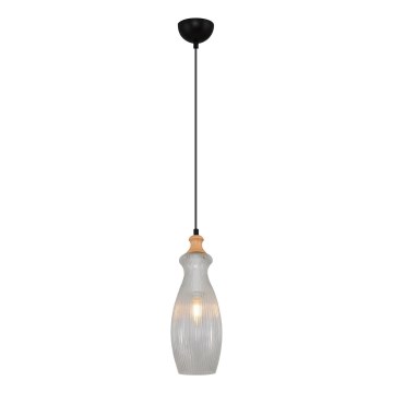 Visilica na kabel BOTTLE 1xE14/4W/230V prozorna