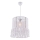 Visilica NESS MACRAME 1xE27/40W/230V bela