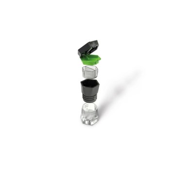 Vitility - Dozirnik in rezalnik tablet 5 v 1, črn