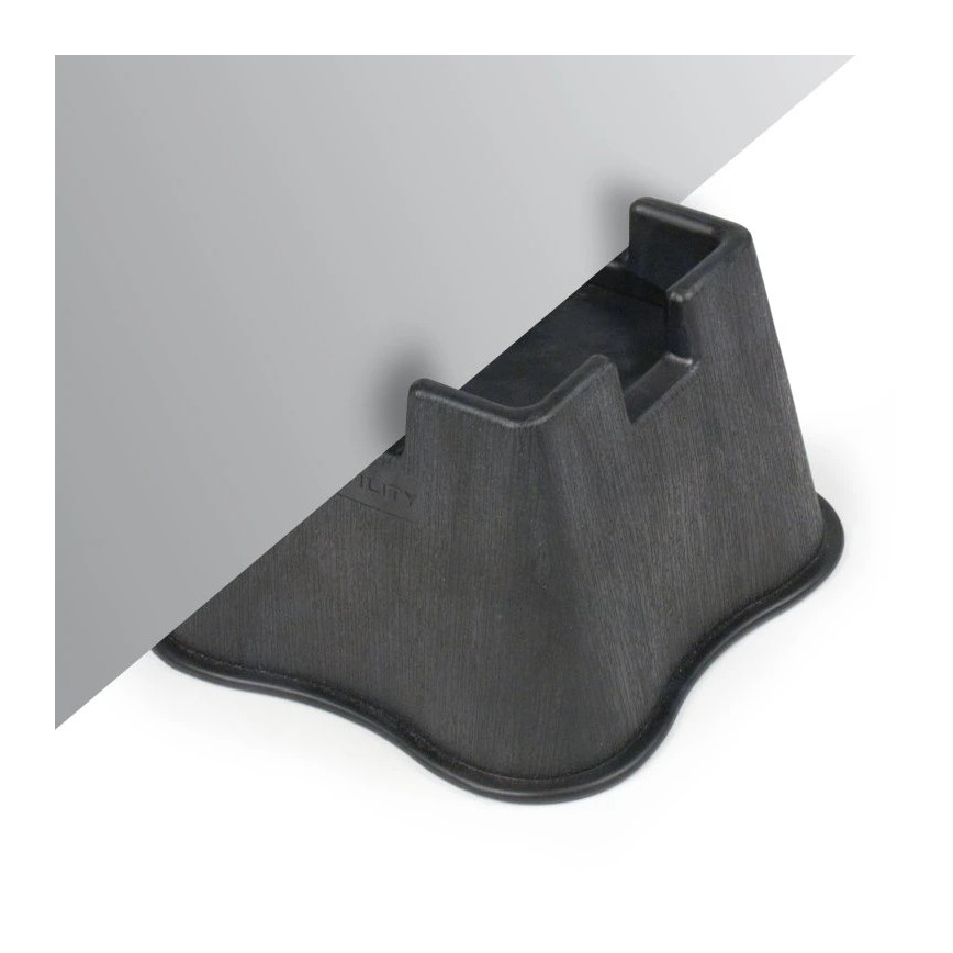 Vitility - Komplet 4x nastavkov za povišanje postelje 7 cm, črni