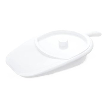 Vitility - prenosna posoda za posteljo s pokrovom, bela