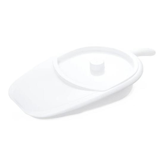 Vitility - prenosna posoda za posteljo s pokrovom, bela