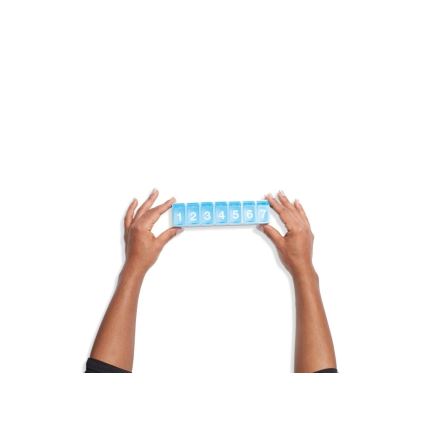 Vitility - Tedenski razdelilnik zdravil, moder