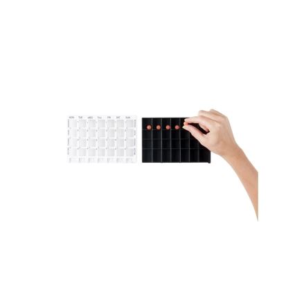 Vitility - Tedenski razdeljevalnik zdravil bel/črn