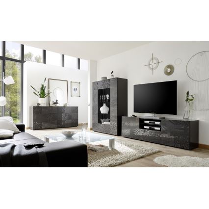 Vitrina ARIA antracit