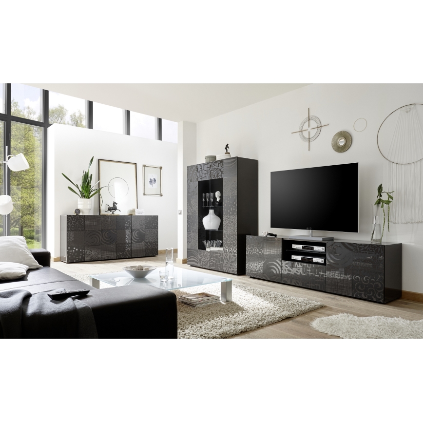 Vitrina ARIA antracit