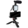 Vlogging set 4v1 - mikrofon, LED svetilka, tripod, držalo za telefon