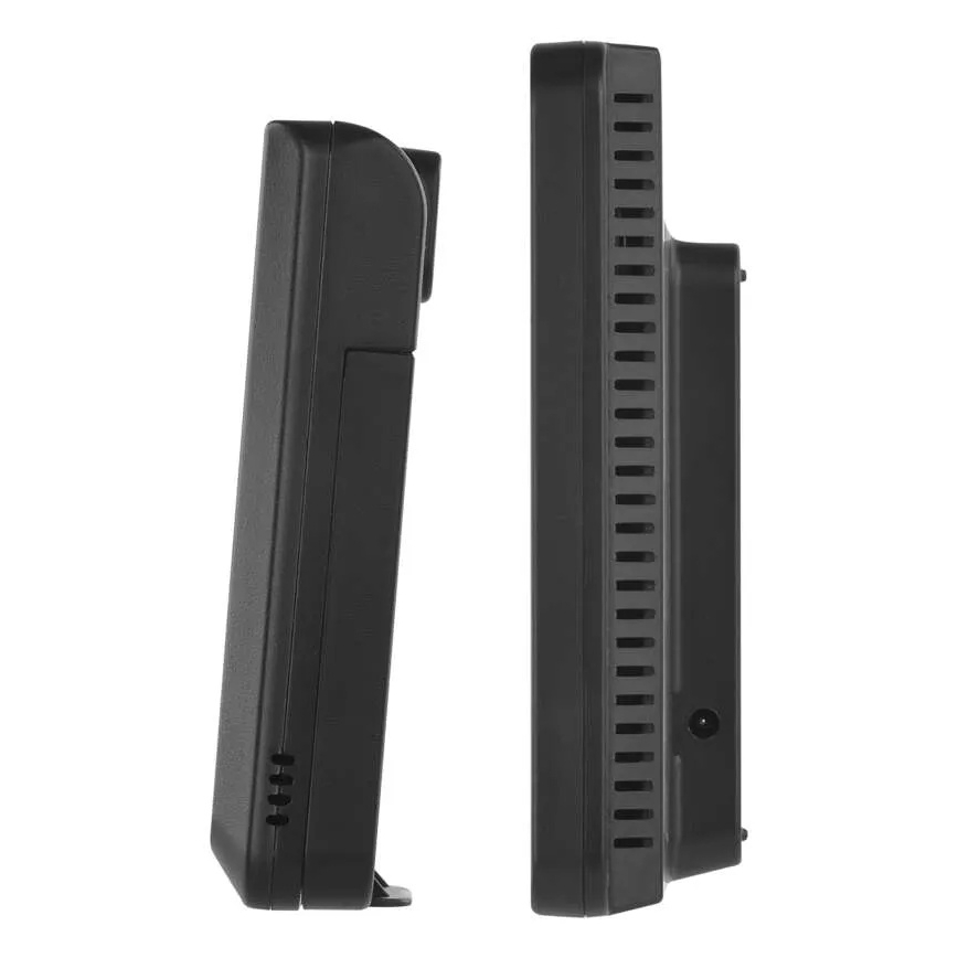 Vremenska postaja z barvnim LCD-zaslonom in budilko, napajanje 5V, 3xAAA + 2xAA, črna