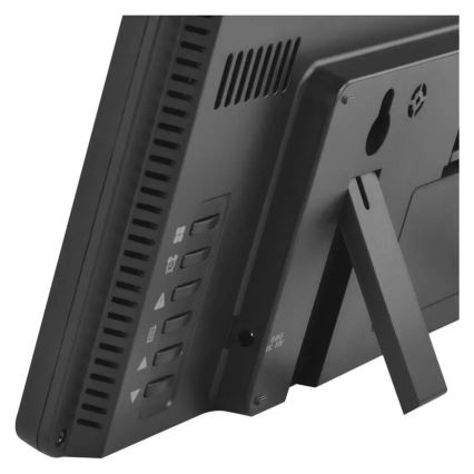 Vremenska postaja z barvnim LCD-zaslonom in budilko, napajanje 5V, 3xAAA + 2xAA, črna