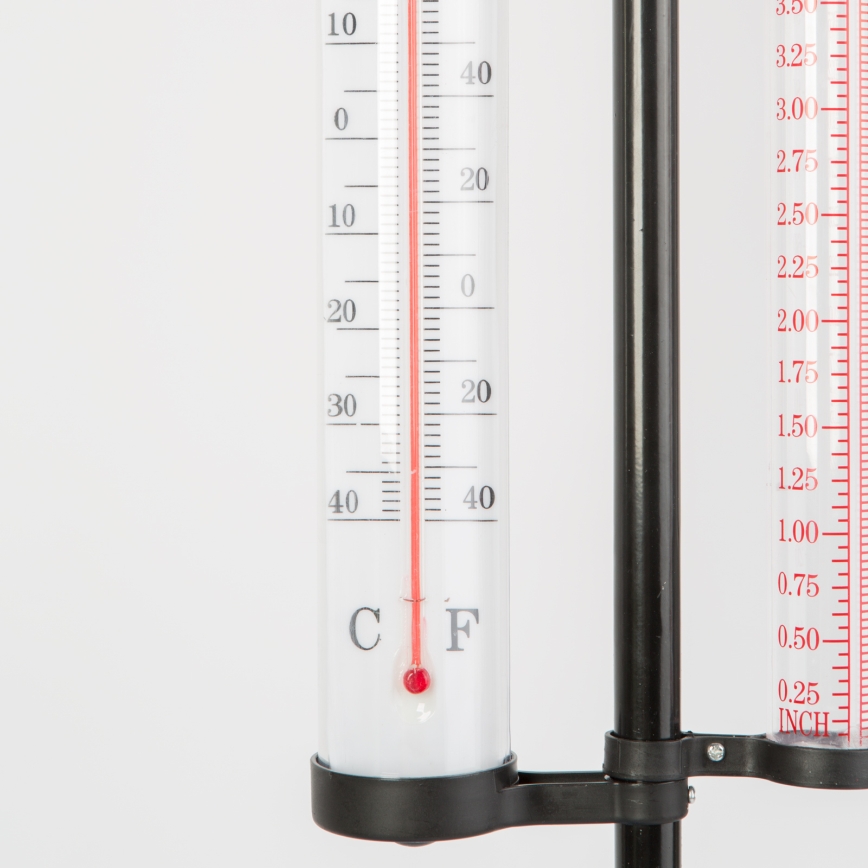 Vrtna meteorološka postaja 3 v 1 145 cm črna