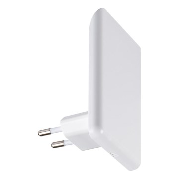 Vtična LED orientacijska svetilka s senzorjem za temo ORISA LED/0,28W/230V bela