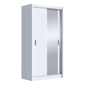 Wardrobe SABRINA 120x215 cm bela