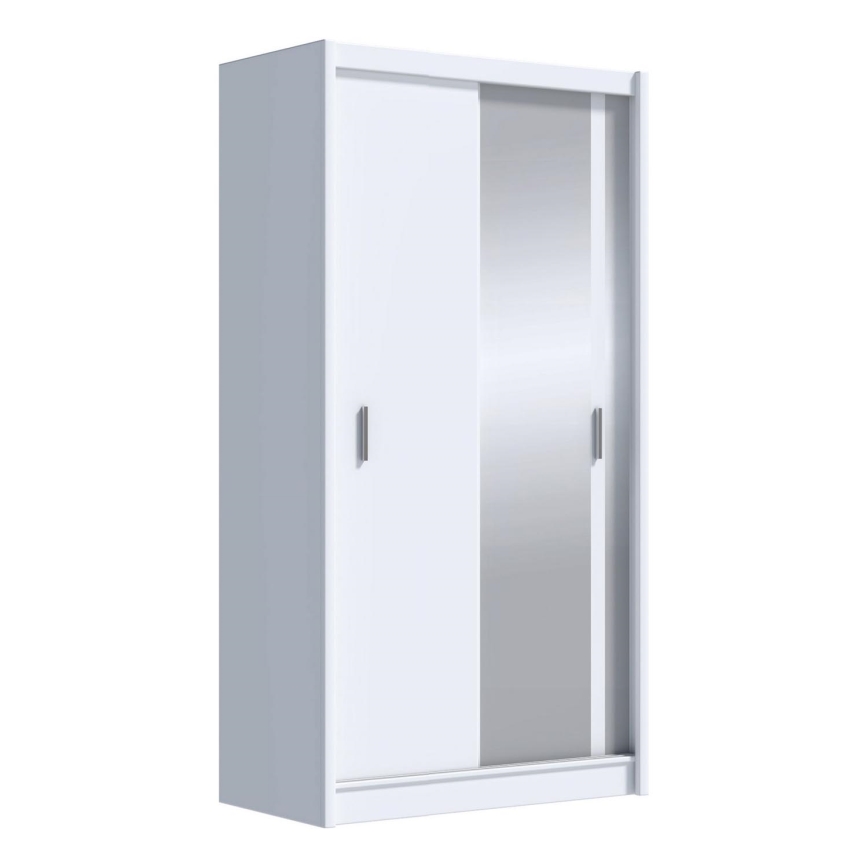 Wardrobe SABRINA 120x215 cm bela